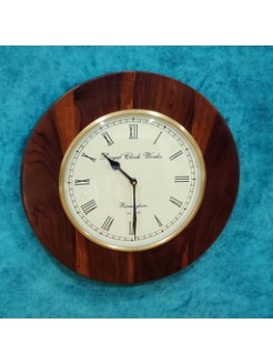 16 inch wooden clock