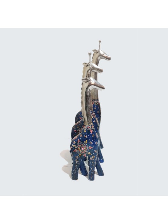 Brass Showpiece Gieaffe Statue Set of 3