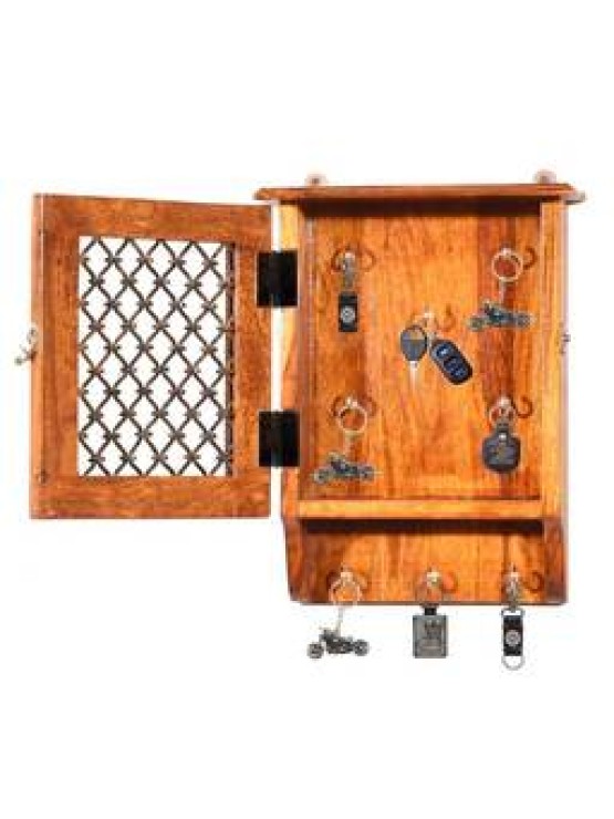 Wooden Key Box Best Key Box/ Solid Wooden key cabinet,Wooden Key Holder-key house/Keery keep/ Wall hanging key hanger,Key storage box Gifts.