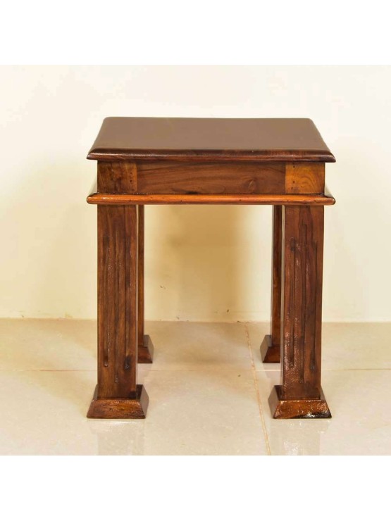 Solid Wood Side Peg Table