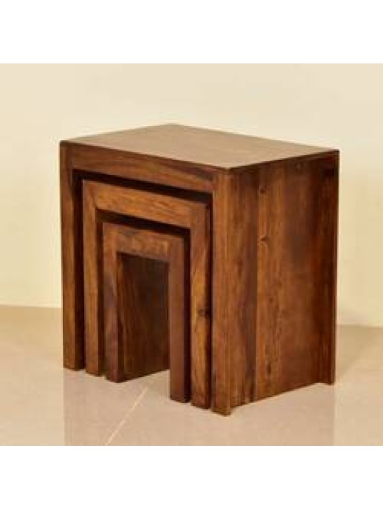  Solid Wood Top Stool set of 3