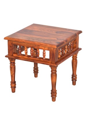  Solid Wood Brass Glass Top Peg Table