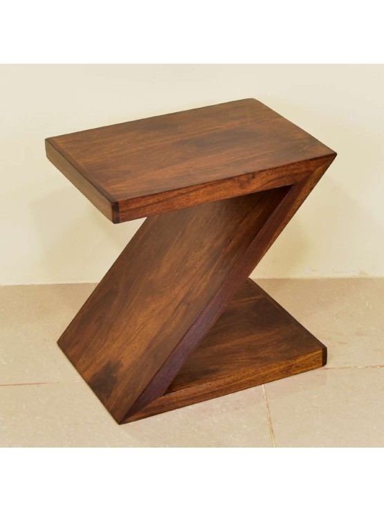 Zeta Wooden Peg Side Table