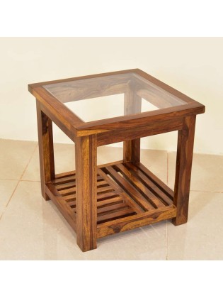 Solid wood Stacy Glass Peg Table