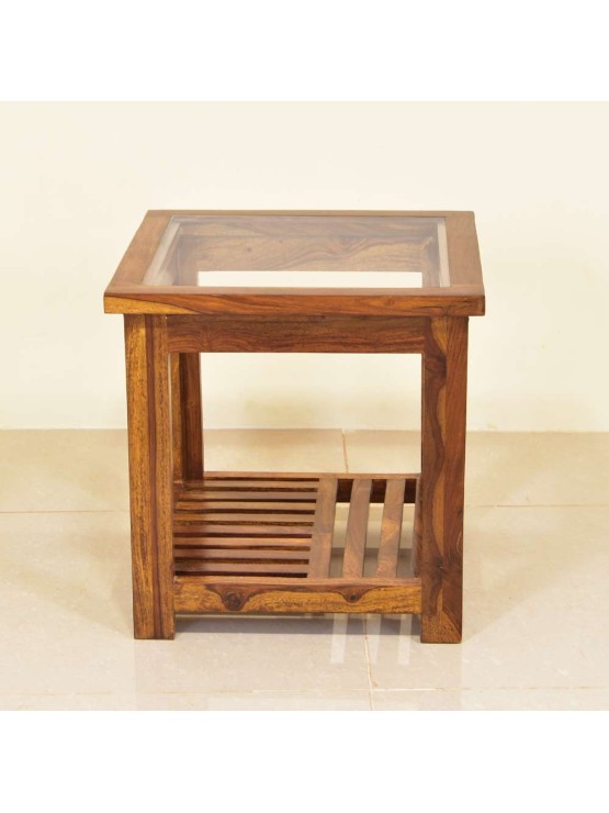 Solid wood Stacy Glass Peg Table